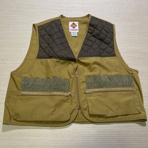 Vintage 70s 80s Columbia Sportswear Hunting Utility Vest XL Pheasant Quail